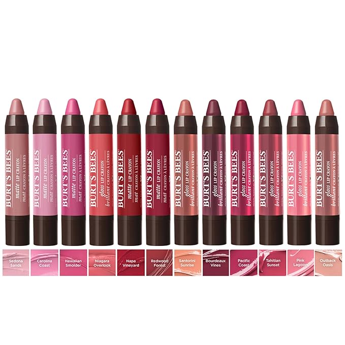 Burt’s Bees 100% Natural Origin Moisturizing Matte Lip Crayon, Hawaiian Smolder - 1 Crayon-VivaGrace Women