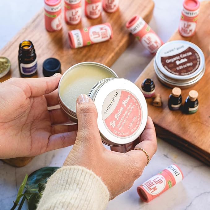 Earthy Good Organic DIY Lip Balm Making Craft Kit By Kiss Naturals-VivaGrace Women