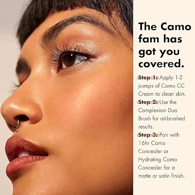 e.l.f. Camo CC Cream, SPF 30 Color-Correcting Medium-To-Full Coverage Face Foundation, Delivers An Airbrushed Finish, Vegan & Cruelty-Free, Light 250 W-VivaGrace Women