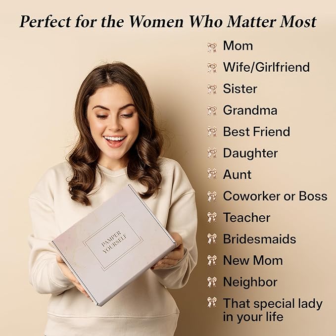 10-Piece Spa Gift Box for Women | Self-Care Set with Eye Mask, Loofa,Bath Bombs,Face Masks,Bubble Bath, Lotion, Body Wash & Bath Salt | Gift for Mom, Grandma, Wife, Bridesmaid or Loved Ones-VivaGrace Women