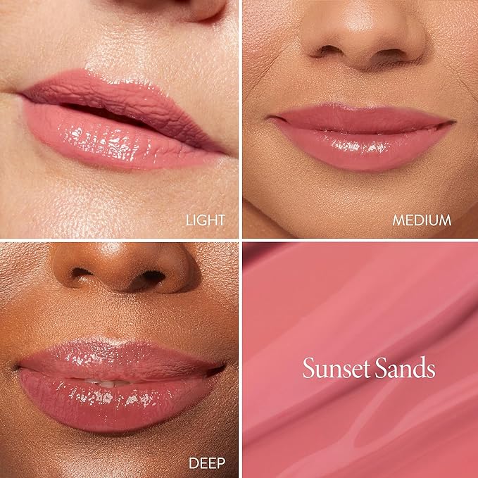 LAURA GELLER NEW YORK Shine-n-Shield Lip Balm SPF 15, Sunset Sands - Nourishes, Hydrates & Protects Lips-VivaGrace Women