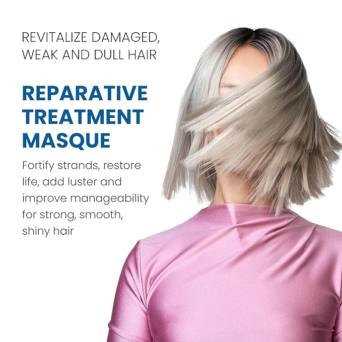 ALOXXI Repair Hair Mask for Color-Treated Hair Enriched with Keratin & Peptides, Deep Conditioning Treatment for Dull and Damaged Locks, 16.9 Fl Oz-VivaGrace Women