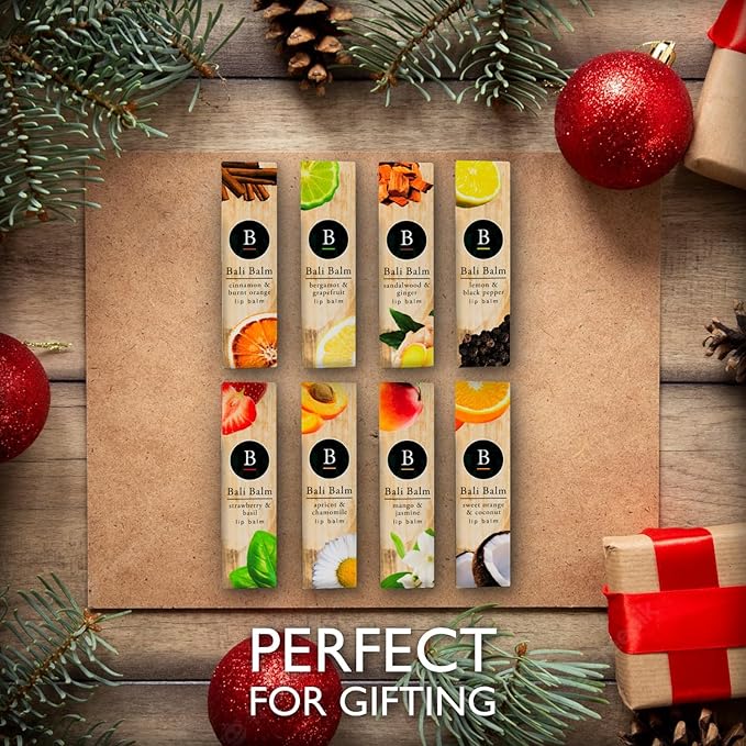 Moisturizing Lip Balm 0.50 Oz - Apricot & Chamomile Flavour - Natural Lip Balm - Vegan and Beeswax-Free Formula - Hydrating Flavored Lip Balm - Shea Butter Enriched Formula-VivaGrace Women