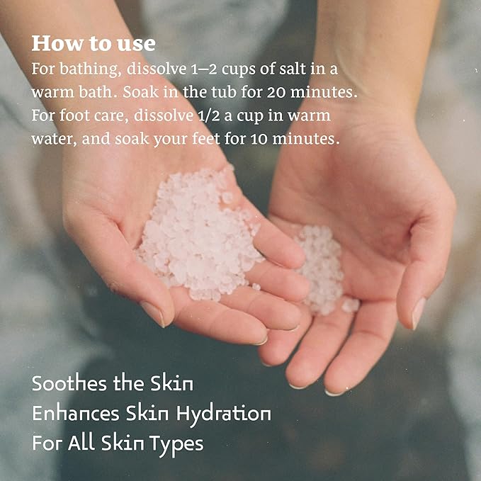 Dead Sea Salts for Soaking - Relaxing Salt Bath Soak for Body Rejuvenation - Natural Mineral Salts - Coarse Dead Sea Salt Bath Salts for Women & Men w/Rosemary Essential Oil (2.2lb)-VivaGrace Women