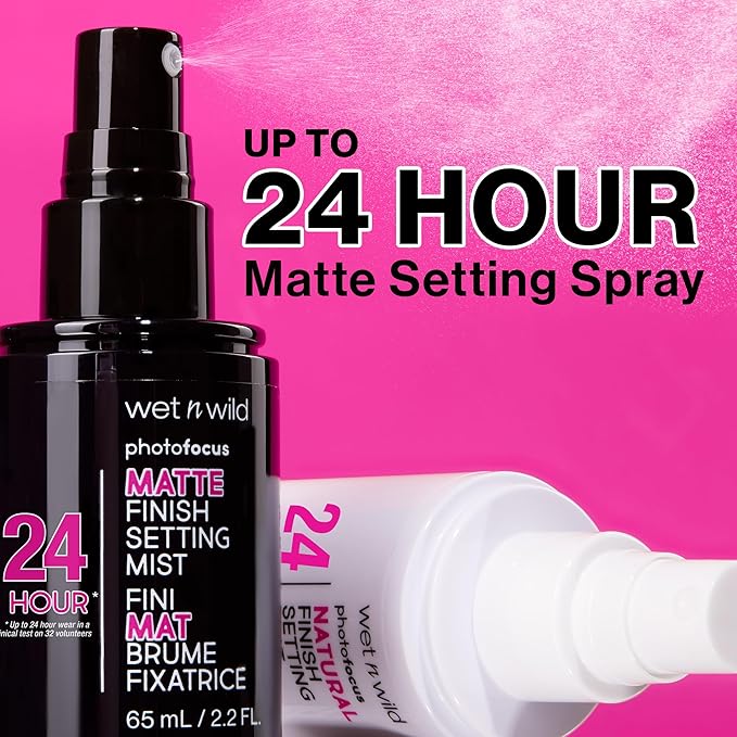 Wet n Wild Photo Focus Matte Finish Setting Mist, Matte - clear-VivaGrace Women