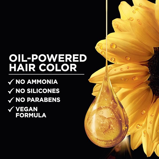 Garnier Hair Color Olia Ammonia-Free Brilliant Color Oil-Rich Permanent Hair Dye, 6.3 Light Golden Brown, 1 Count (Packaging May Vary)-VivaGrace Women