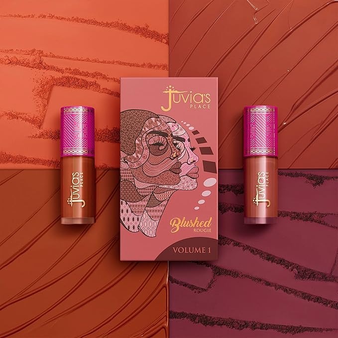Juvia's Place Blushed Liquid Blush PinkLady - Dewy Tint Cheeks Makeup Glow Pigment Effortless Beauty Long Lasting Cosmetics Soft Creamy Natural Buildable All Skin Color Light Flawless Finish Blend-VivaGrace Women