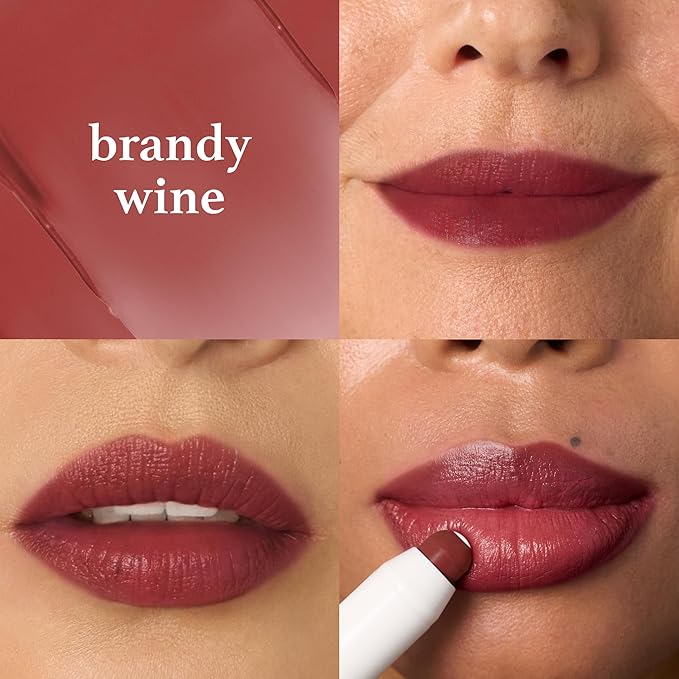 Julep It's Balm: Tinted Lip Balm + Buildable Lip Color - Brandy Wine - Natural Gloss Finish - Hydrating Vitamin E Core - Vegan-VivaGrace Women