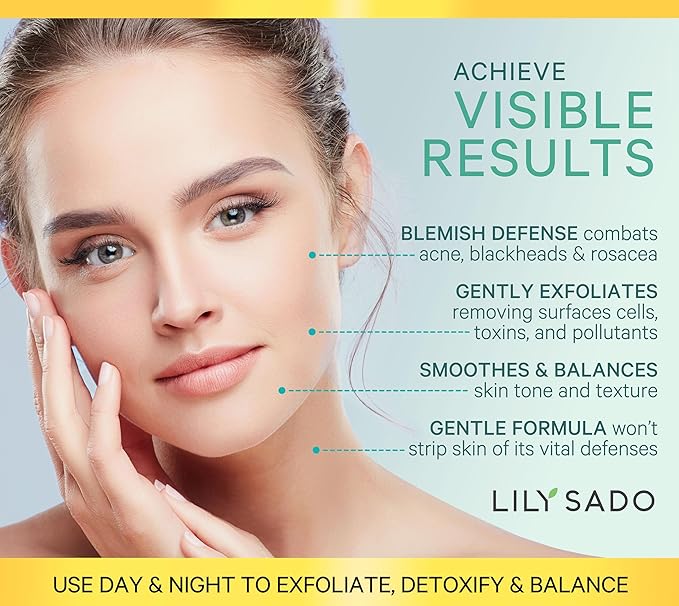 LILY SADO MATCHA MADE IN HEAVEN™ Sugar Facial Scrub - Best Daily Facial Exfoliating Cleanser for Women & Men - Vegan Face Wash Exfoliates Skin, Treats Acne, Reduces Pore Size - 4 oz-VivaGrace Women