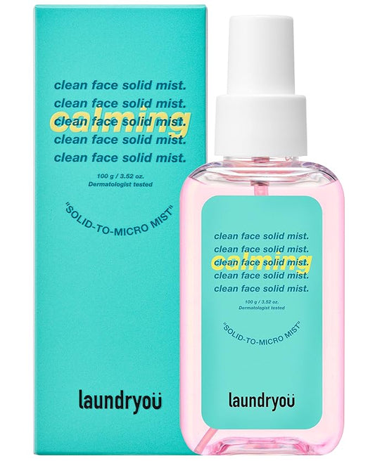 Clean Face Solid Mist - Calming, Hydrating, and Moisturizing Gel-To-Mist Dermatologist Tested Hypoallergenic Facial Spray for Redness Relief and Soothing Irritated Skin - (3.38 fl. oz.)-VivaGrace Women