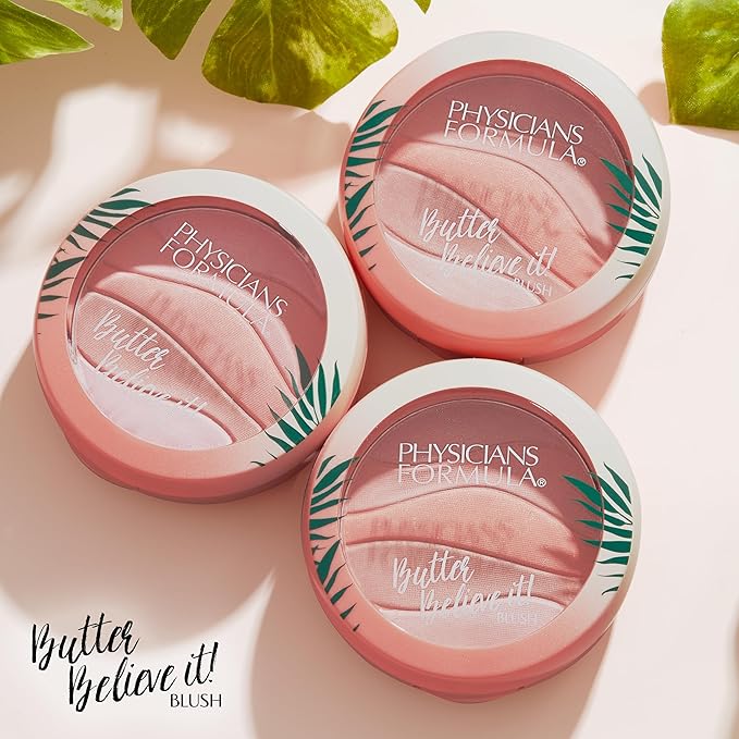 Physicians Formula Butter Believe It Blush Makeup Powder, Pink Sands | Murumuru Butter | For Sensitive Skin | Dermatologist Tested, Clinicially Tested-VivaGrace Women