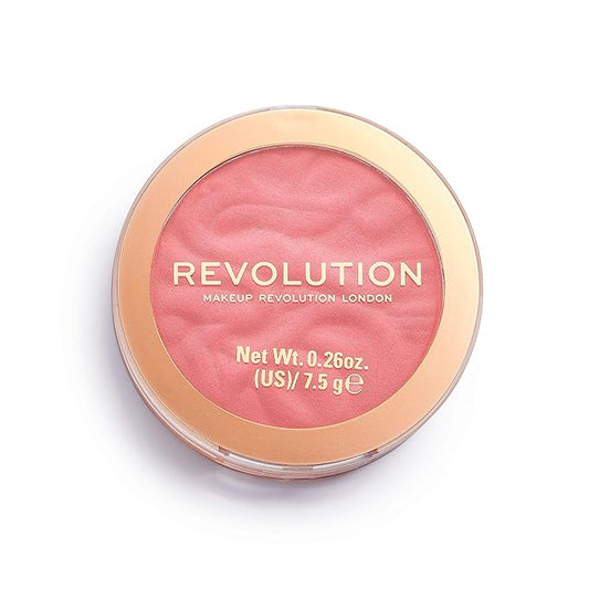 Revolution Beauty, Blusher Reloaded, Pressed Powder Face Blusher, Highly Pigmented & Long Lasting Formula, Lovestruck, 0.26 Oz.-VivaGrace Women