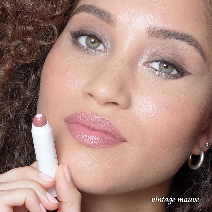 Julep It's Balm: Tinted Lip Balm + Buildable Lip Color Duo - Vintage Mauve, Sheer Iridescence - Natural Gloss Finish - Hydrating Vitamin E Core - Vegan-VivaGrace Women