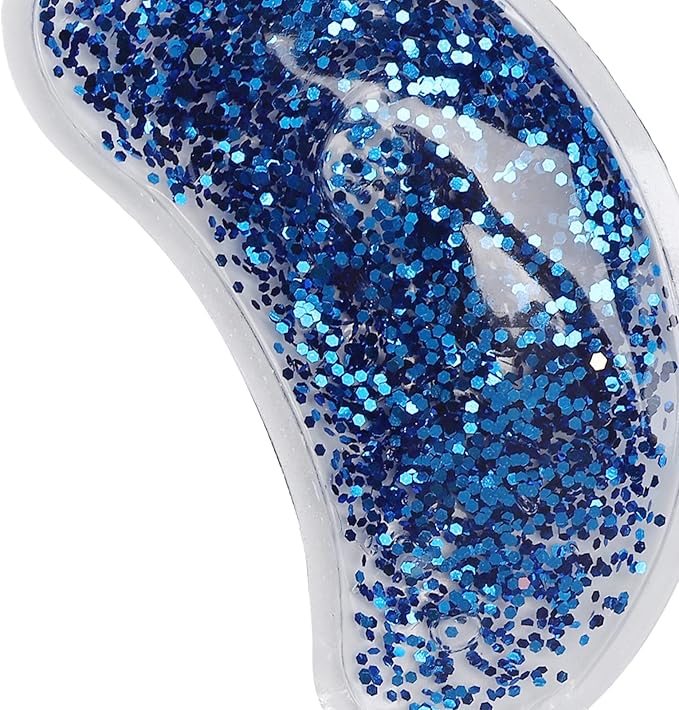 Eye Gel Ice Pack, Reusable Gel Eye, Eye Cooling Pad Hot Cold Eye Patch, Under Eye Patches to Relieve Tired Eyes, Dark Circles(Blue)-VivaGrace Women