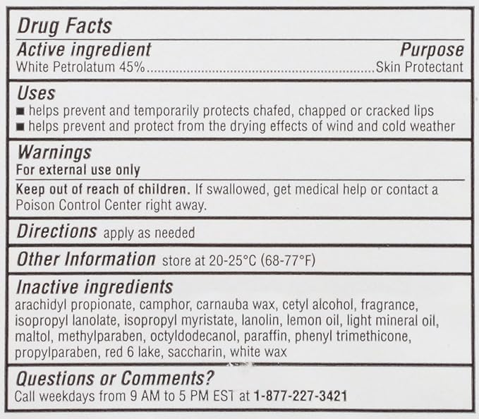ChapStick Classic Skin Protectant (Strawberry, 0.15 Ounce Stick ,24 Count (Pack of 1)-VivaGrace Women