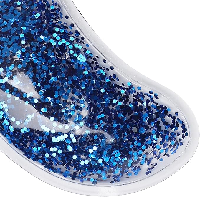 Eye Gel Ice Pack, Reusable Gel Eye, Eye Cooling Pad Hot Cold Eye Patch, Under Eye Patches to Relieve Tired Eyes, Dark Circles(Blue)-VivaGrace Women