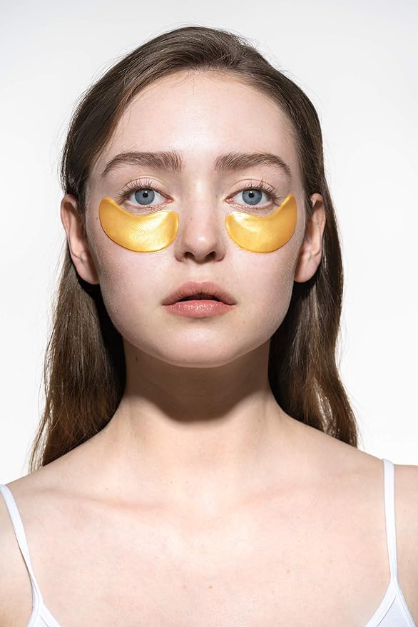 Acure Radically Rejuvenating Under Eye Hydrogel Mask, Provides Anti-Aging Support, & Silk Tree, Purple, Cucumber, 0.236 Fl Oz (Pack of 1)-VivaGrace Women