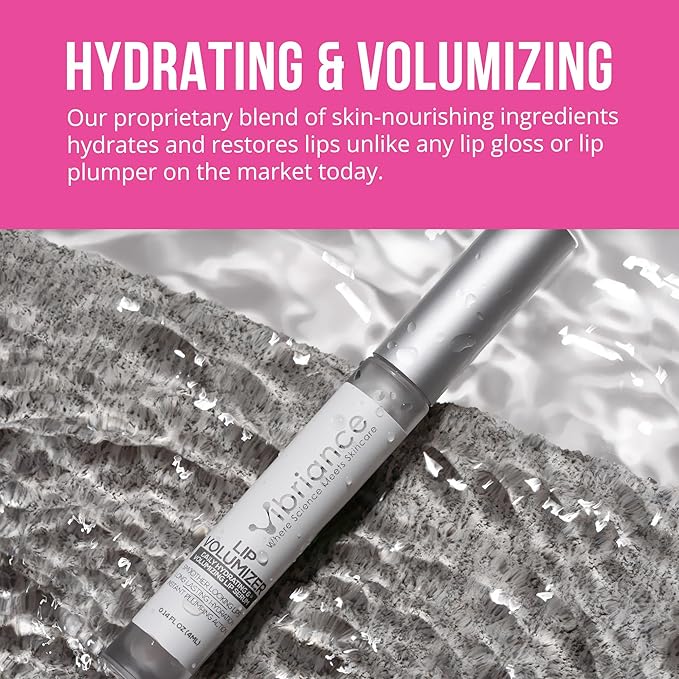 Vibriance Hydrating Lip Volumizer - Plumping Lip Gloss with Hyaluronic Acid - Lip Plumper Smooths Lines and Wrinkles | 0.14 fl oz (4 ml)-VivaGrace Women