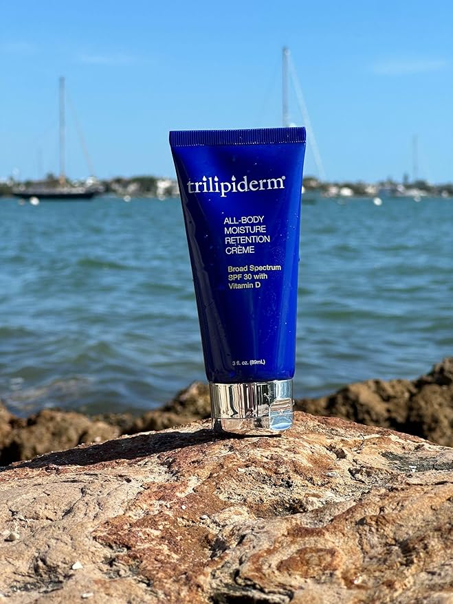Trilipiderm All-Body Moisture Retention Créme 1oz x 3 + Broad Spectrum SPF 30 1oz x 3-VivaGrace Women