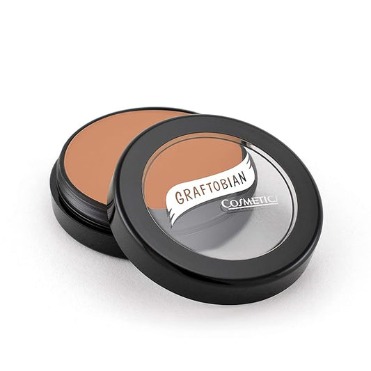 Graftobian HD Glamour Crème Foundation 1/2oz, Weightless Full Coverage Makeup, 65 Inclusive Shades, For All Skin Types, Natural or Full-Glam Looks, For Professionals and Beginners, Sandstone-VivaGrace Women