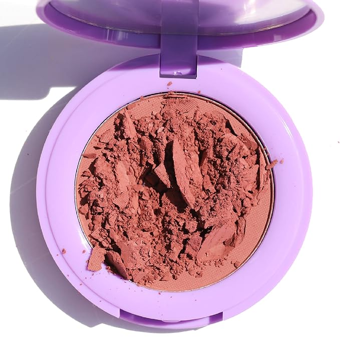 Half Caked In Bloom Powder Blush | vegan & cruelty-free, fragrance-free, highly pigmented, primer-infused | 3.8g (Day 'N' Nite)-VivaGrace Women