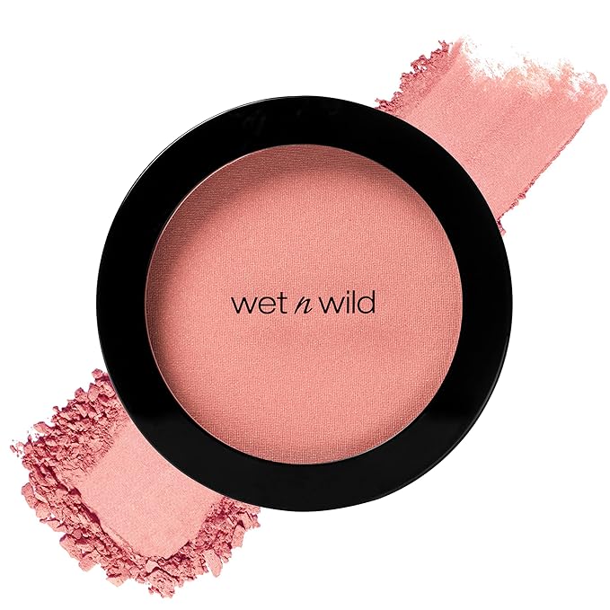 wet n wild Color Icon Blush, Effortless Glow & Seamless Blend infused with Luxuriously Smooth Jojoba Oil, Sheer Finish with a Matte Natural Glow, Cruelty-Free & Vegan - Nudist Society(Packaged)-VivaGrace Women