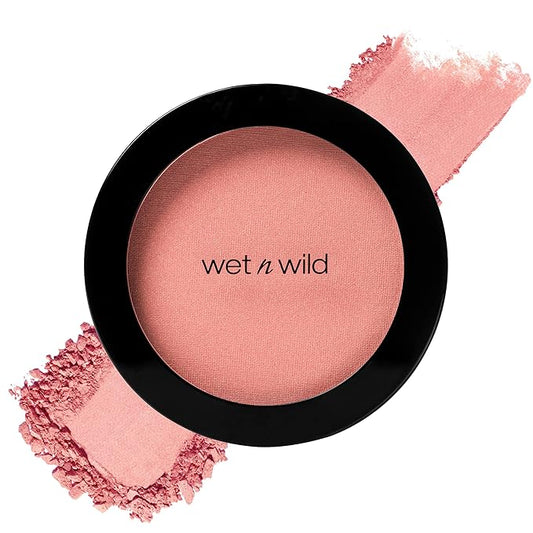 wet n wild Color Icon Blush, Effortless Glow & Seamless Blend infused with Luxuriously Smooth Jojoba Oil, Sheer Finish with a Matte Natural Glow, Cruelty-Free & Vegan - Nudist Society(Packaged)-VivaGrace Women