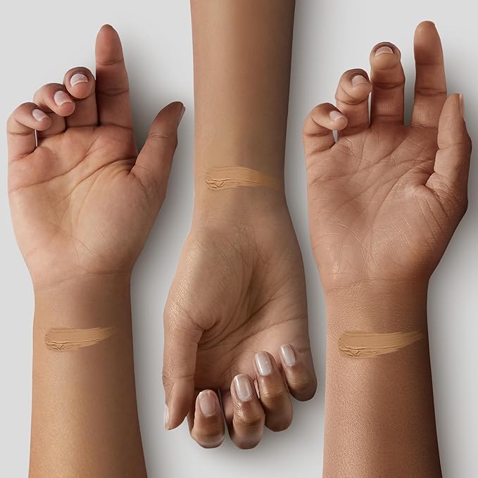 e.l.f. Hydrating Camo Concealer, Lightweight, Full Coverage, Long Lasting, Conceals, Corrects, Covers, Hydrates, Highlights, Deep Caramel, Satin Finish, 25 Shades, All-Day Wear, 0.20 Fl Oz