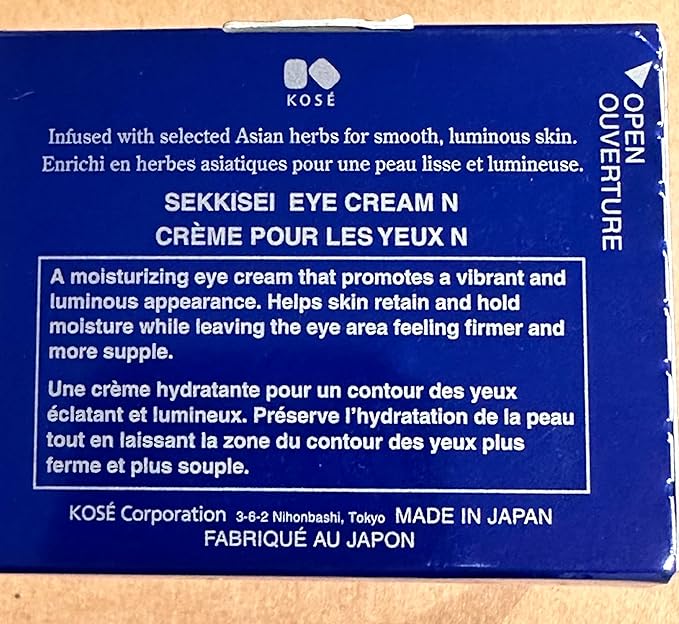 SEKKISEI Eye Cream, Ceramide and Collagen Boosting Moisturizing Cream, 0.07 Ounce-VivaGrace Women