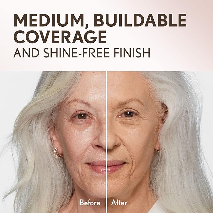 Covergirl Clean Invisible Pressed Powder, Lightweight, Breathable, Vegan Formula, Light Beige 133, 0.38oz-VivaGrace Women