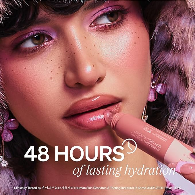 LipLock Jelly Serum for Dry Lips, Long-Lasting, Hydrating, Plumping, Glossy Mask with Rose PDRN, Carrot Collagen, Pillow Peptide, Moisturizing Tinted Lip Balm. (Pink Flan)-VivaGrace Women