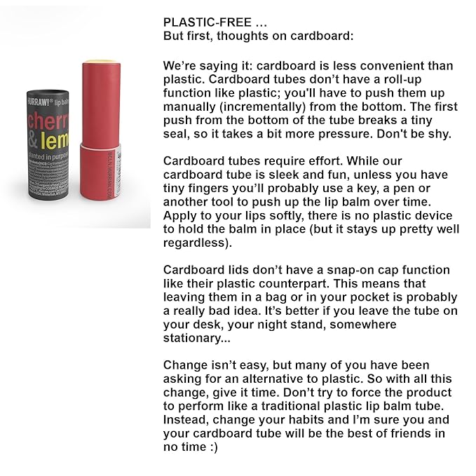 Hurraw! Cherry Lemon, Chocolate Mint & Vanilla Orange Lip Balm 3 Pack Bundle: Plastic-Free with new cardboard push-up tube. Certified Organic, Natural & Vegan. Bee, Shea, Soy & Palm Free. Made in USA-VivaGrace Women