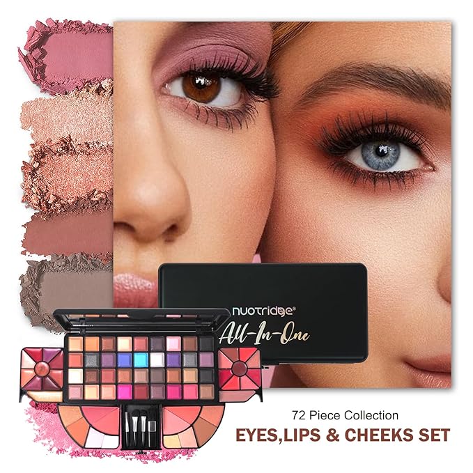 All In One Makeup Kit 72 Colors Portable All In One Makeup Gift Set Palette-VivaGrace Women