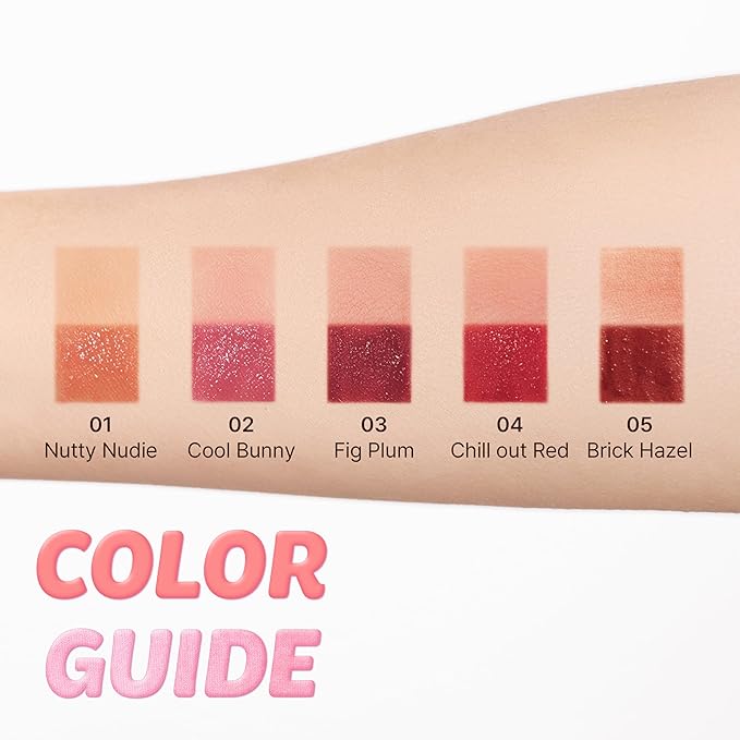 Touch in Sol Vegan Again Blur Core Lip Tint (#Chill-out Red) - Long Lasting, High Pigment Velvet Matte Lip Stain – Lightweight Smooth Blur Finish, 0.12 Oz