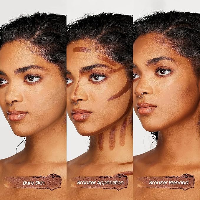 2023 Upgrade Contour Stick, 2 Colors Double-end Contour Highlighter Stick Contour Stick Face Highlighter Contour Makeup Contouring Sticks Cream Concealer (Natural, Netural Coffee)-VivaGrace Women