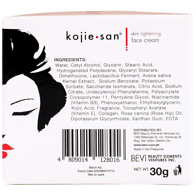 Kojie San Skincare Bundle - Facial Brightening Set with 2 Bars of Kojic Acid Soap, Face Cream & Exfoliating Face Brush-VivaGrace Women