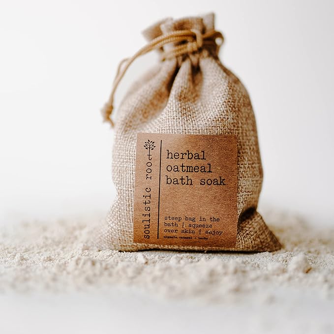 Relaxing Bath Gift Set, Luxury Spa Gifts for Women, Self Care Products for Women and Men, Calm Essential Oil Roller, Oatmeal Lavender Bath Soak & Epsom Salts with Essential Oils-VivaGrace Women