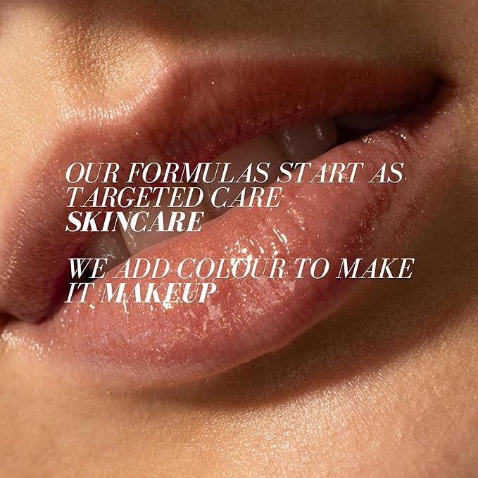 FITGLOW Beauty Lip Colour Serum | Hydrating Lip Gloss | Plumping Anti-Aging Lip Treatment | Natural Shine with Pomegranate Sterols & Collagen | Buildable Color for Dry Chapped Lips | Gleam - 10g-VivaGrace Women