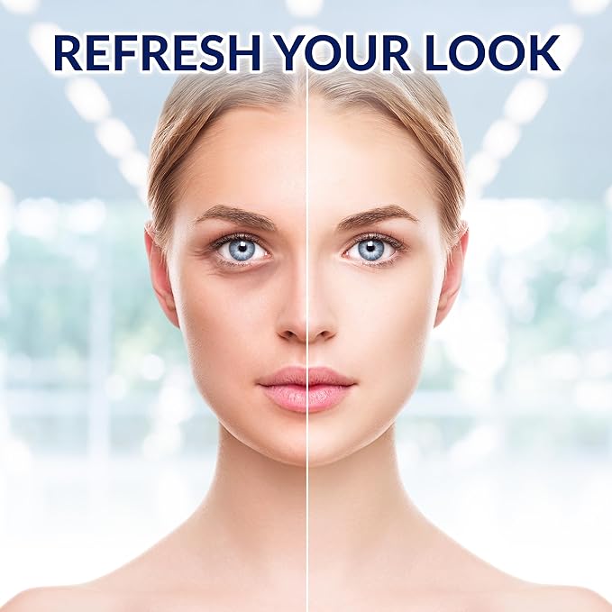 Stylia Under Eye Patches for Puffy Eyes and Dark Circles (20 Pairs) - 24k Gold Under Eye Mask with Vitamin C, Hyaluronic Acid, Pearl Extract - Eye Masks for Dark Circles and Puffiness-VivaGrace Women