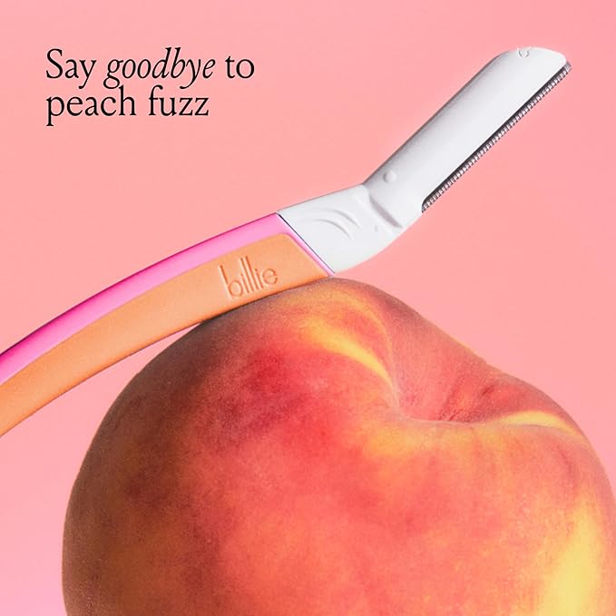 Billie - Dermaplane Starter Kit - Reusable Handle + 3 Refill Blades - Remove Facial Hair + Perfectly Shape Brows - Dermatologist-Approved - Malibu-VivaGrace Women