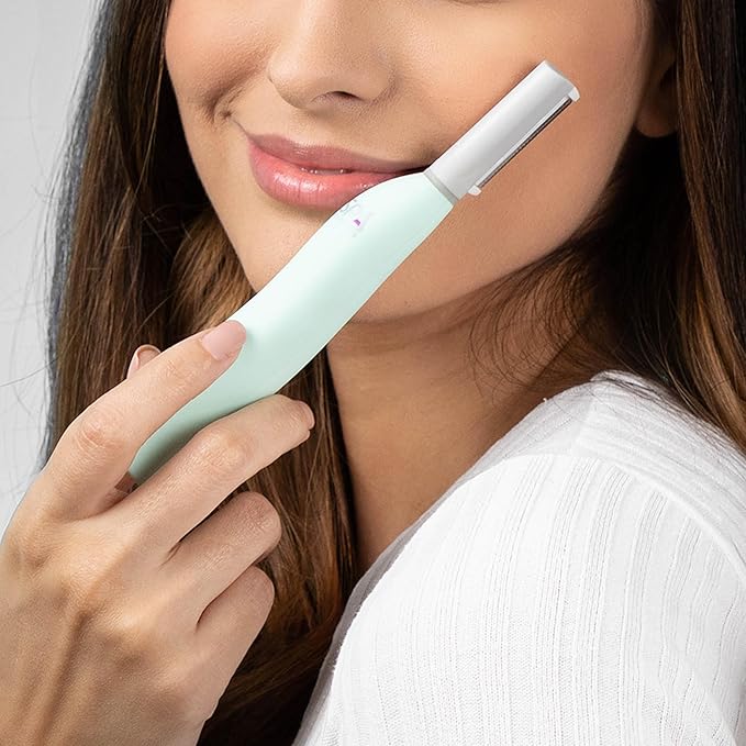 SPA SCIENCES - SIMA Patented Dermaplane Razor for Women Face – Painless 2-in-1 Facial Exfoliation & Peach Fuzz Hair Removal – Anti-Aging – 3 Speeds – Rechargeable – 7 Weeks Treatment-VivaGrace Women