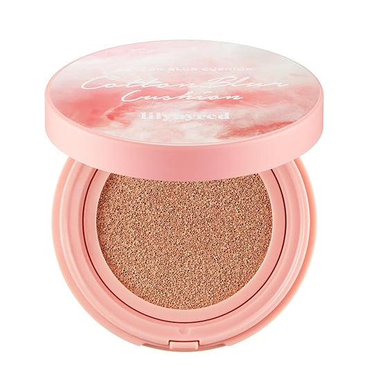 Cotton Blur Cushion SPF50+PA+++ - Skin Cover, Long-Lasting, Powdery Finish for a Flawless Look (23 Natural Cotton)-VivaGrace Women