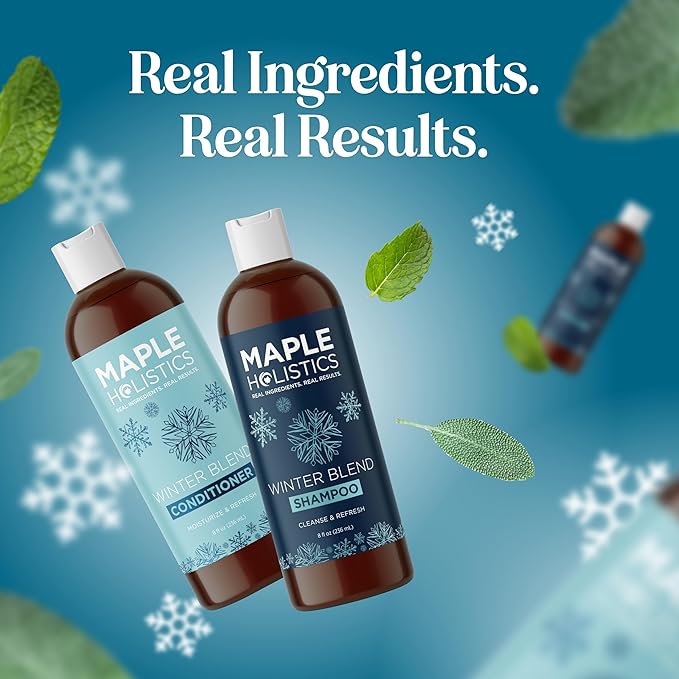 Sulfate Free Hard Water Shampoo and Conditioner - Hard Water Hair Treatments of Product and Minerals with Five Mint Essential Oils for Replenishing Hydration and Hair Shine - Paraben & Cruelty Free-VivaGrace Women
