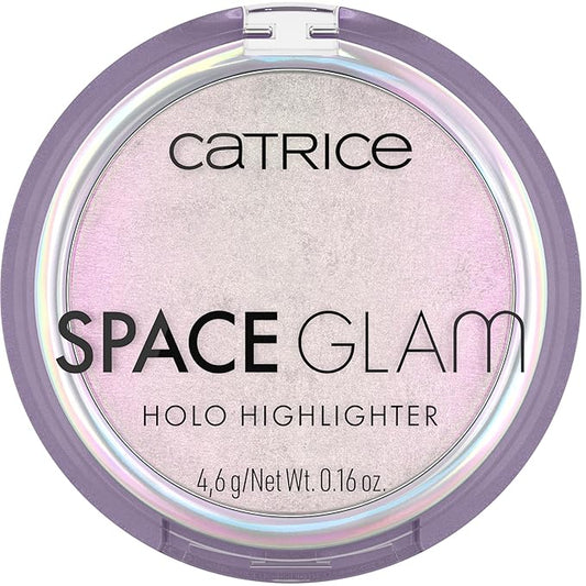 Catrice | Space Glam Holo Highlighter | Iridescent, Multichrome, Highly Pigmented | Pink, Gold & Green Shimmer Effect | Vegan & Cruelty Free-VivaGrace Women