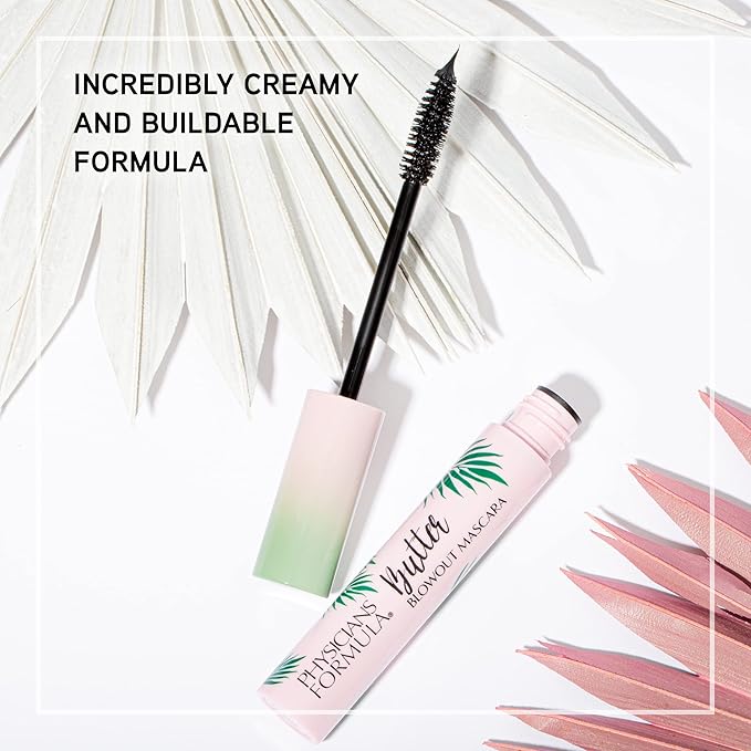 Physicians Formula Butter Blowout Mascara Black, Keratin Infused, Volumizing Mascara, Buildable, Lengthening Mascara, Defining, Curling, Multiplying, Blackest Black