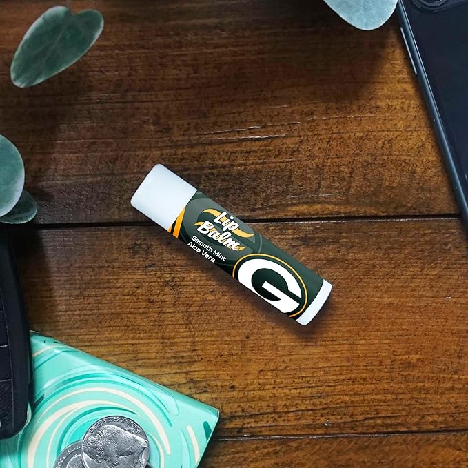 FANMATS 34658 Green Bay Packers Smooth Mint SPF 15 Lip Balm-VivaGrace Women