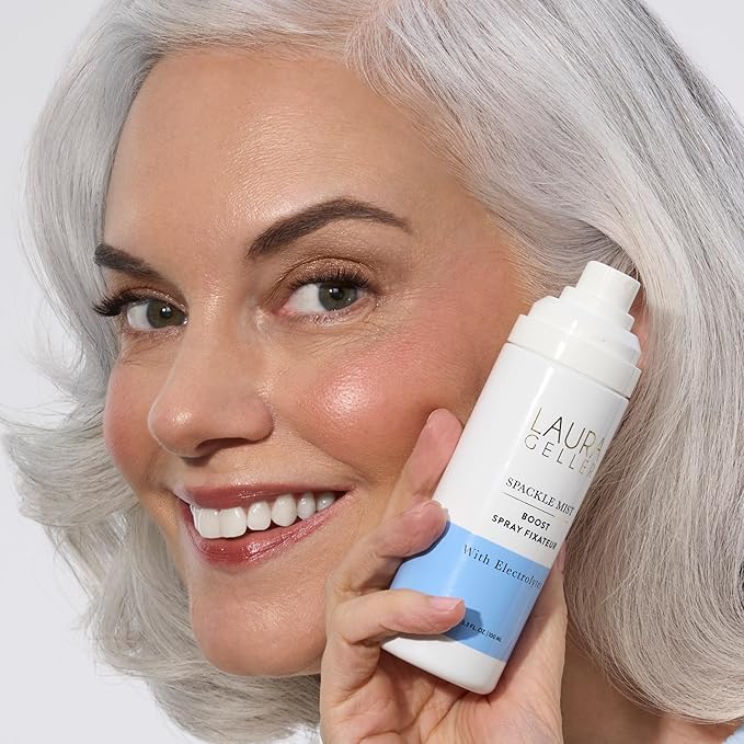 LAURA GELLER NEW YORK Spackle Mist Boost Setting Spray with Electrolytes - Long-Lasting Makeup Spray with Blue Light Protection - Dewy Skin Makeup Setting Spray-VivaGrace Women