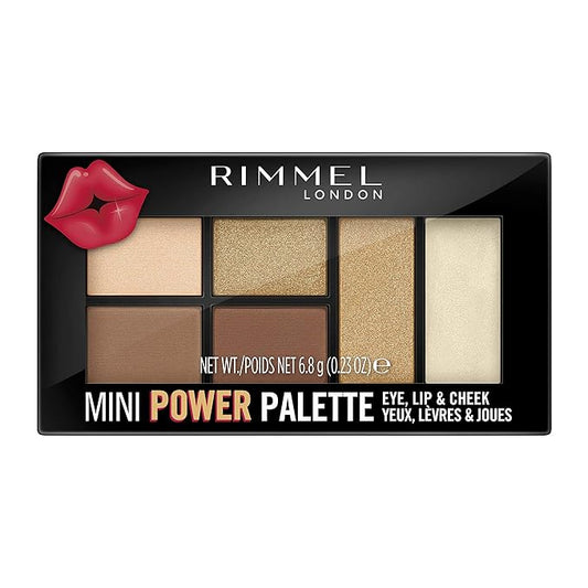 Rimmel Mini Power Palette Eye, Lip & Cheek Make-up Palette - 002 Sassy-VivaGrace Women