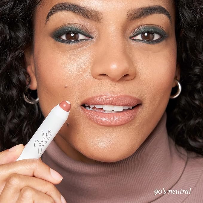 Julep It's Balm: Tinted Lip Balm + Buildable Lip Color - Vintage Mauve, Sheer Iridescence, 90's Neutral - Natural Gloss Finish - Hydrating Vitamin E Core - Vegan-VivaGrace Women