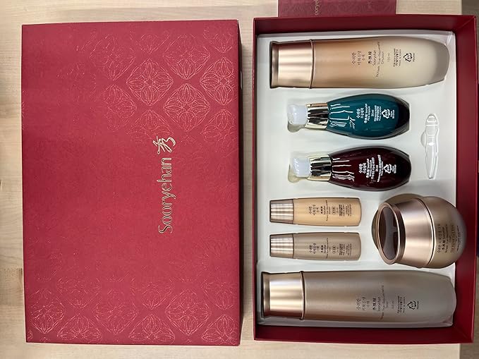 SOORYEHAN Bichaek True-Rejuvenating Skincare Special Set (430 ml/14.54 fl oz) - Skin Elasticity, Wrinkle and Pore Improvement, Korean Medicine Extracts-VivaGrace Women